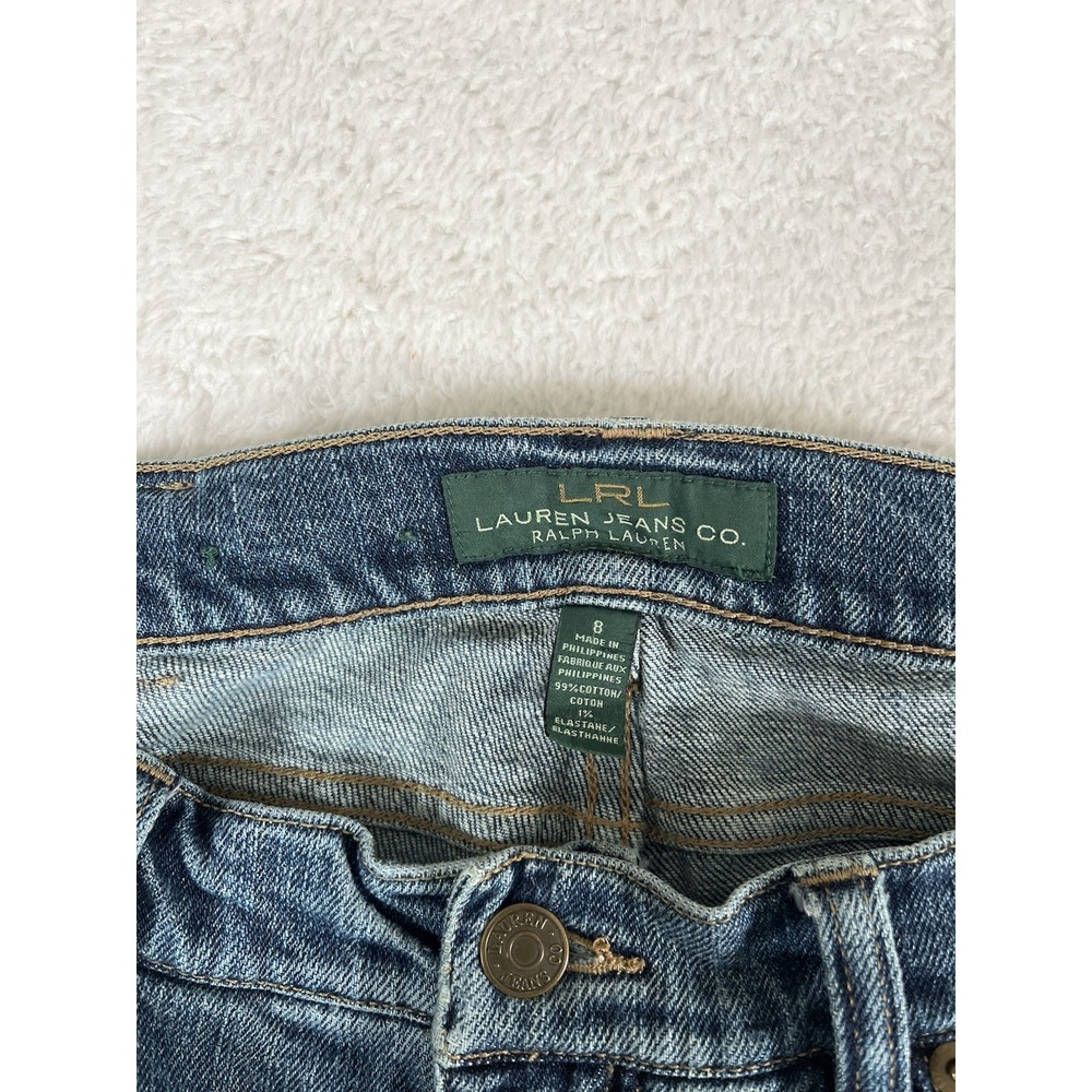 LRL Ralph Lauren Women's Classic Bootcut  Denim Jeans Medium Wash Sz 8 (32x29.5) - Picture 4 of 8